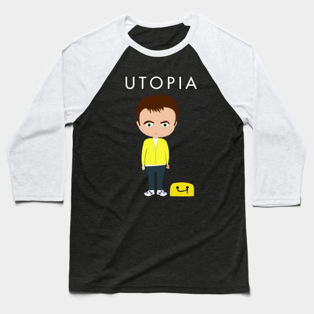 Arby Serie Utopia Baseball T-Shirt by Creotumundo